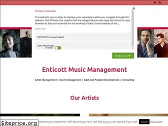 enticottmusicmanagement.com