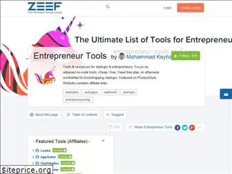 entrepreneur-tools.zeef.com