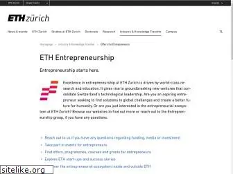 entrepreneurship.ethz.ch