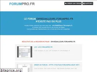 enviedailleurs.forumpro.fr