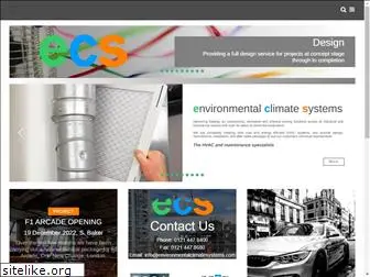 environmentalclimatesystems.com