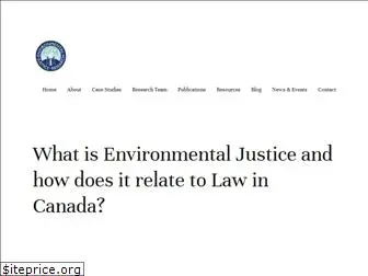 environmentaljustice.ca