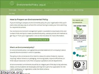 environmentalpolicy.org.uk