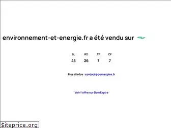 environnement-et-energie.fr