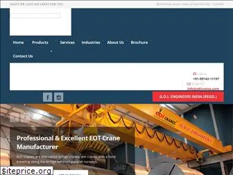 eotcranesmanufacturersindia.in