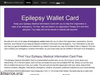 epilepsywalletcard.com