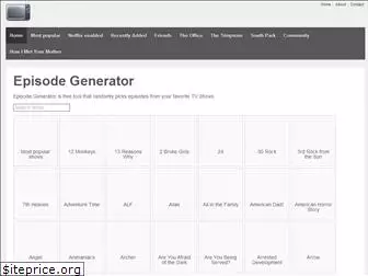 episodegenerator.com