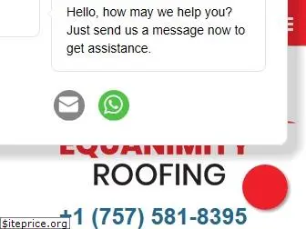 equanimityroofing.com