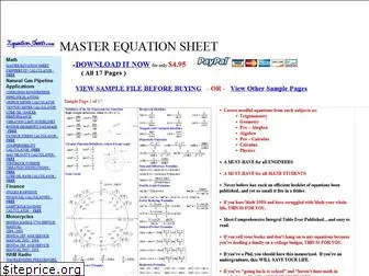 equationsheets.com