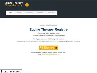 equinetherapyregistry.org