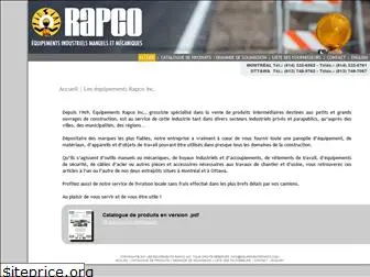 equipementsrapco.com