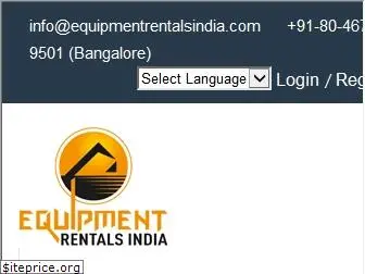 equipmentrentalsindia.com