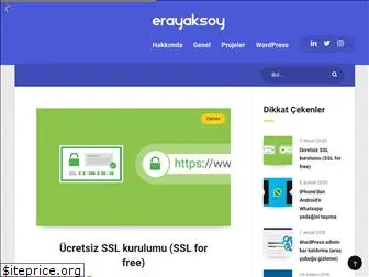 erayaksoy.com