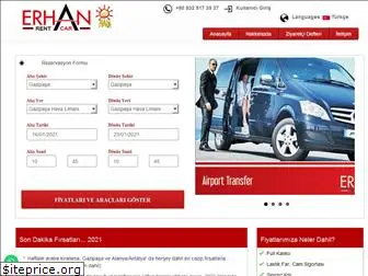 erhanrentacar.com