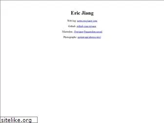 ericjiang.com
