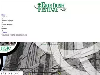 erieirishfestival.com