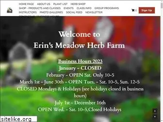 erinsmeadowherbfarm.com