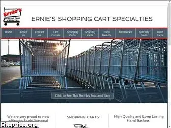 erniesshoppingcarts.com