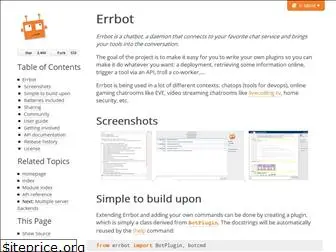 errbot.readthedocs.io