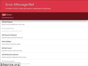 error-message.net