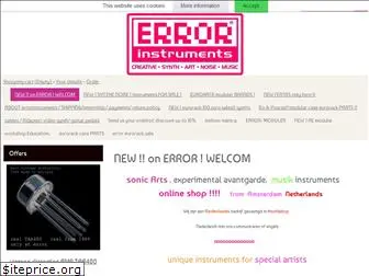 errorinstruments.com