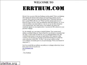 errthum.com
