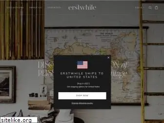 erstwhile.co