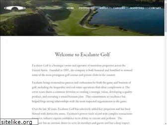 escalantegolf.com