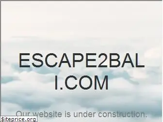 escape2bali.com