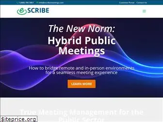 escribemeetings.com