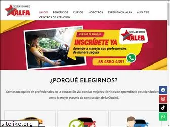 escuelademanejoalfa.com