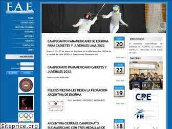 esgrima-fae.com.ar