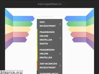 esicrajasthan.in