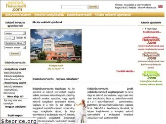 eskuvohelyszinek.com