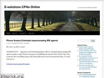 esolutions-cpas-online.com