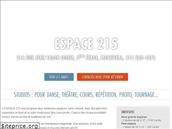 espace215.com