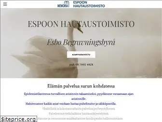 espoonhautaus.fi