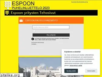 espoonpuhelinluettelo.fi