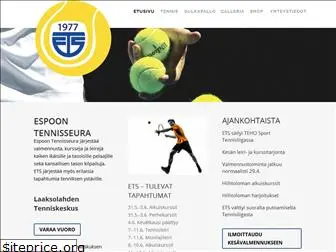 espoontennisseura.fi