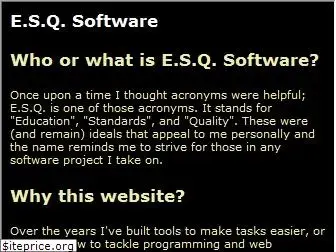 esqsoft.com