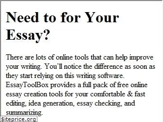 essaytoolbox.com