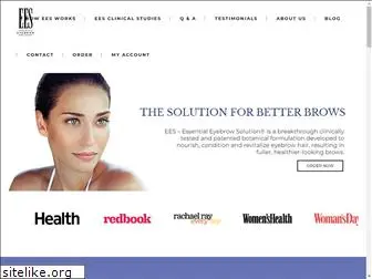 essentialeyebrowsolution.com