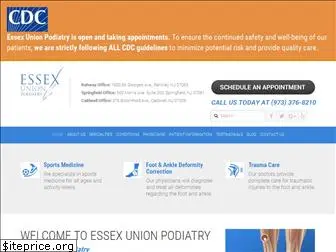 essexunionpodiatry.com