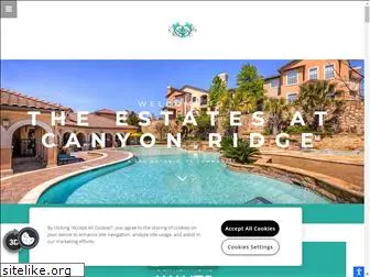 estatesatcanyonridgeapts.com