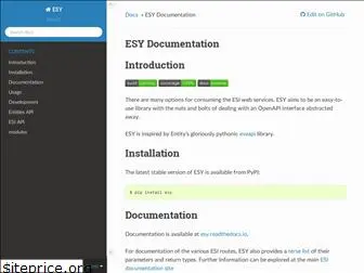 esy.readthedocs.io