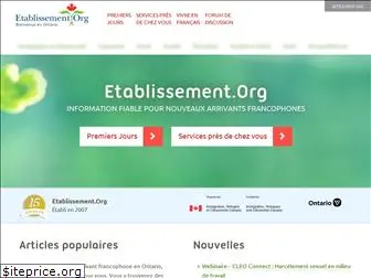 etablissement.org