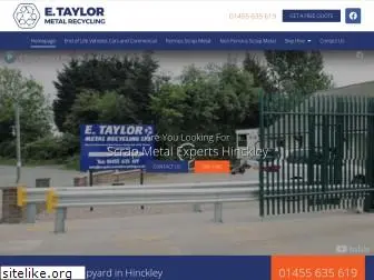 etaylorscrapmetal.co.uk