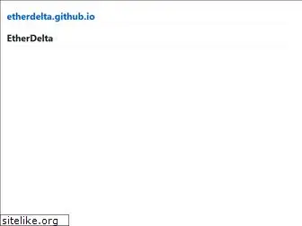 etherdelta.github.io