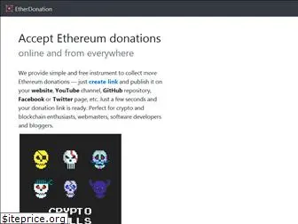 etherdonation.com