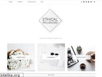 ethicalinfluencers.co.uk